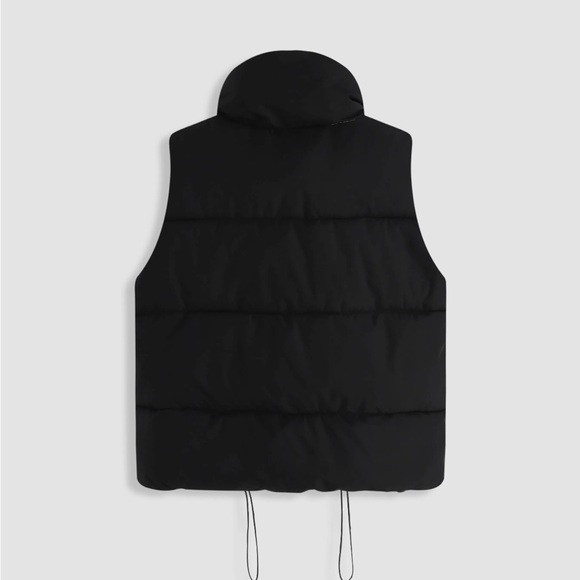 THERMAL SOLID SRAWSTRING PUFFER VEST - Picture 3 of 6